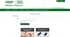 Desktop Screenshot of portal.vozp.cz